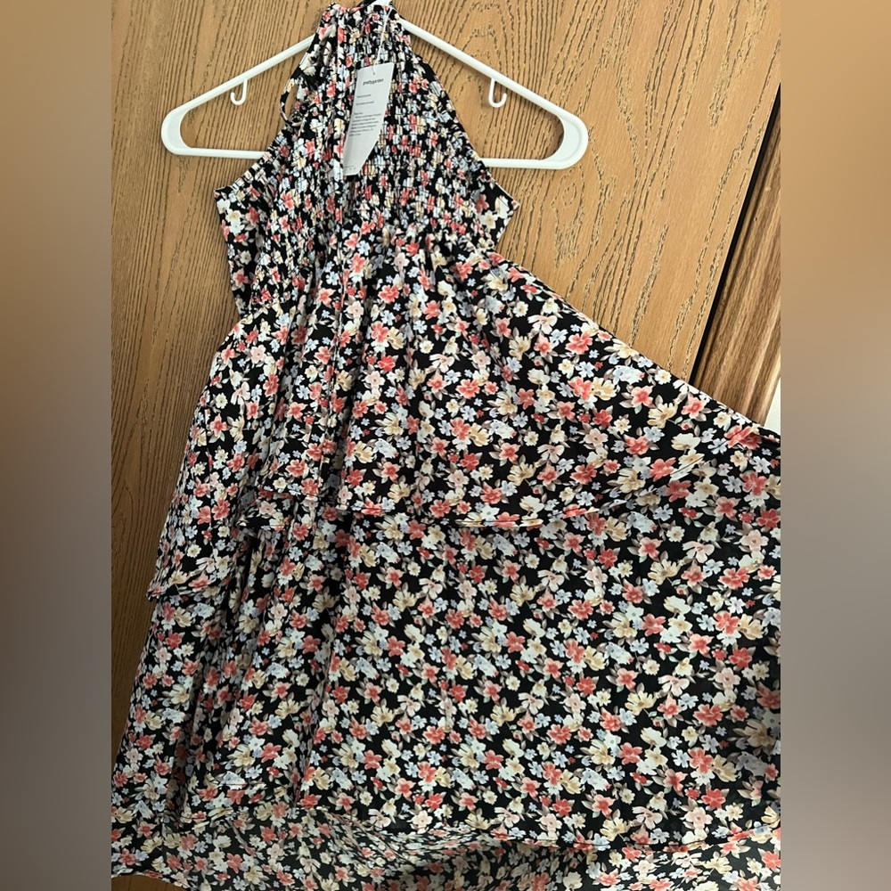 Pretty Garden Floral Sundress, NWT